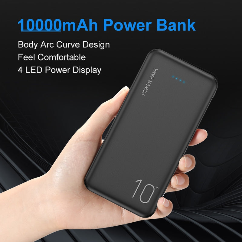 Power Bank 10000 mAh - Double USB - Mini Size