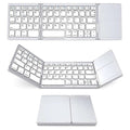 Mini Wireless Folding And Portable Keyboard - Compatible With Desktop, Laptop, Smartphone And Tablet