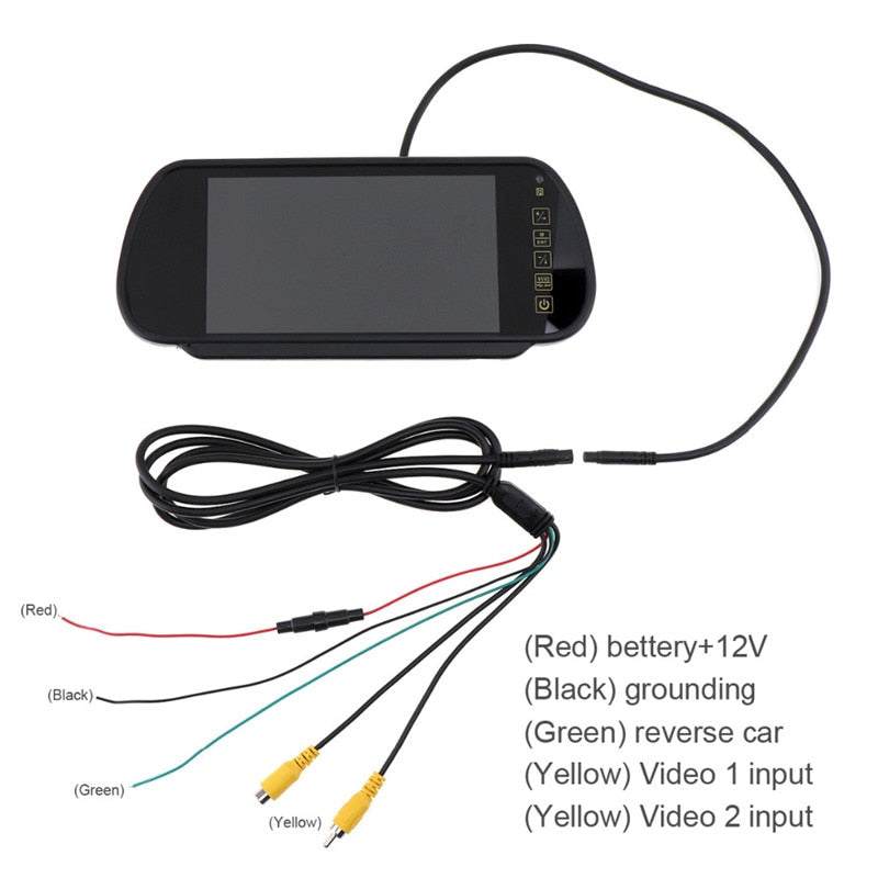 Rearview Backup Camera 7'' - Reverse Parking System
