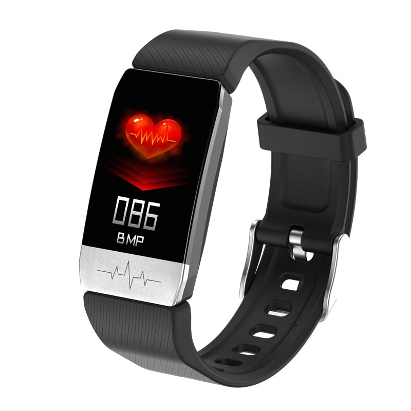 Smart Watch - Temperature Measure - Heart Rate Blood Pressure Monitor - Weather Forecast - Drinking Remind Bracelet