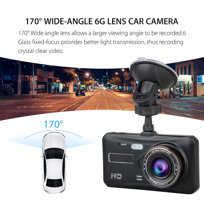 Dash Cam - Front and Rear Camera