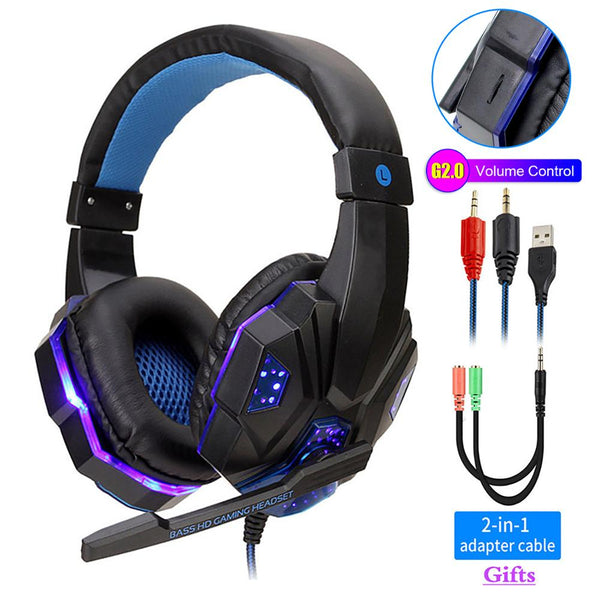Wired Gaming Headset With LED Light