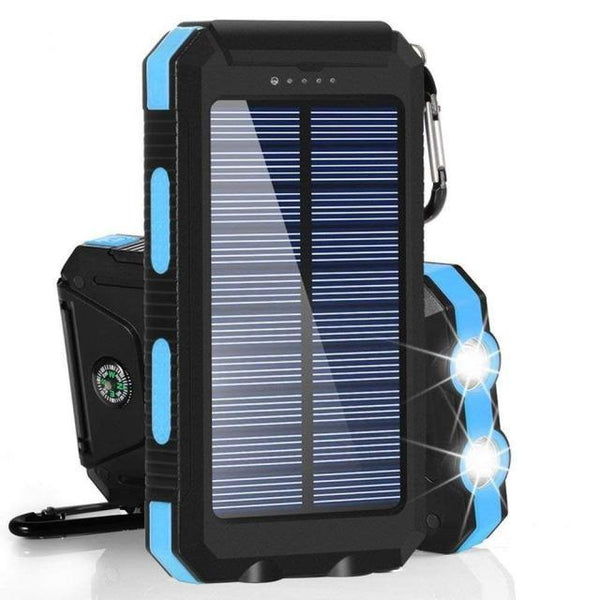 Solar Power Bank 80000 mAh - With Compass, Strong LED Light