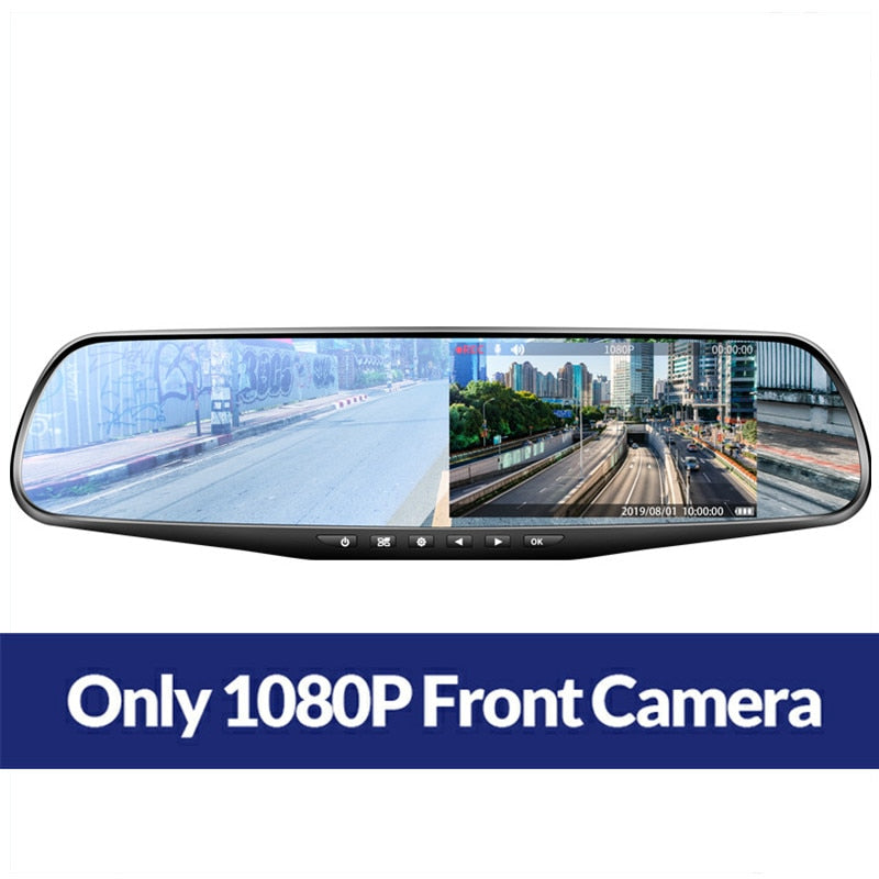 Dash Cam 4.3'' - Front and Rear Camera