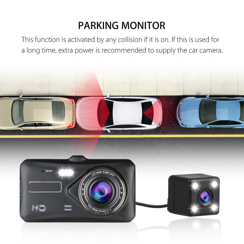 Dash Cam - Front and Rear Camera