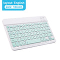 Mini Wireless Keyboard - Rechargeable - Compatible With Tablet, Laptop, Desktop, Smartphone, Tv